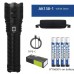 Ліхтар AK138-1 WHITE LASER LED PM60-TG+СУМКА, 8x18650 3.7V, power bank, індикація заряду, ЗУ Type-C, zoom, Box