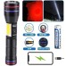 Ліхтар PLD-231 WHITE LASER LED PM10-TG+COB(white+red), 1х18650, power bank, індикація заряду, ЗП Type-C, магніт, zoom, Box