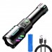 Ліхтар NIGHT VISION FLUORESCENCE 1143-WHITE LASER LED PM10-TG, 1x18650, Power bank, ЗУ Type-C, zoom Ліхтар NIGHT VISION FLUORESCENCE 1143-WHITE LASER LED PM10-TG, 1x18650, Power bank, ЗУ Type-C, zoom