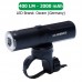 Велофара потужна LEADBIKE M03-OSRAM 400LM, 2000mAh, waterproof, children lock, Li-Ion акумулятор, ЗУ Type-C