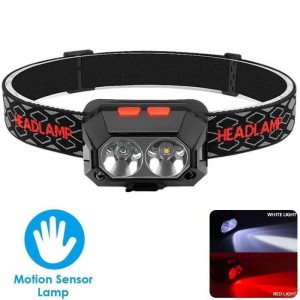 Ліхтар налобний PLD-SL02-XPG(white+red), Motion Sensor, Li-Ion акумулятор, ЗУ microUSB, Box Ліхтар налобний PLD-SL02-XPG(white+red), Motion Sensor, Li-Ion акумулятор, ЗУ microUSB, Box
