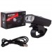 Велоліхтар BK-08/01 Pro-2XPE, ALUMINUM, індикація заряду, Waterproof, акумулятор, ЗУ microUSB