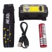 Ліхтар налобний BL-T124-ХРЕ+COB (White+Red), Motion Sensor, 1x18650, ЗП Type-C