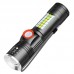 Ліхтар SY-1903C-P50+SMD+RGB, Alarm, Li-Ion акумулятор, ремінець, zoom, ЗУ USB