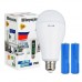 Світлодіодна LED лампа з акумулятором P921, 20W, E27, 2x18650 Світлодіодна LED лампа з акумулятором P921, 20W, E27, 2x18650
