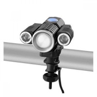 Ліхтар велосипедний W602-T6+2XPE Bike, 2x18650, кріплення на лоб, zoom, ЗУ microUSB, Box