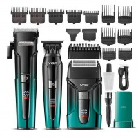 Комплект VGR 3 в 1 V-694 GREEN акумуляторна машинка для стриження (clipper), триммер та електробритва (шейвер) Комплект VGR 3 в 1 V-694 GREEN акумуляторна машинка для стриження (clipper), триммер та електробритва (шейвер)