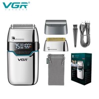 Електробритва VGR V-350 SILVER шейвер, подвійне лезо, 2 насадки, LED Display Електробритва VGR V-350 SILVER шейвер, подвійне лезо, 2 насадки, LED Display