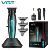 Тример VGR V-992 GREEN, 9000 RPM, 2000 mAh, 3 насадки, LED display Тример VGR V-992 GREEN, 9000 RPM, 2000 mAh, 3 насадки, LED display