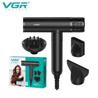 Фен професійний VGR V-427, 4 рівні обдування, 3 рівні температури, 11000 RPM, 3 насадки