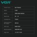 Тример VGR V-254 GREEN, 4 насадки, 7000 RPM, 2000 mAh, LED display Тример VGR V-254 GREEN, 4 насадки, 7000 RPM, 2000 mAh, LED display