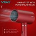 Фен професійний VGR V-431 RED, 2 рівні обдування, 2 рівні температури, насадка-концентратор