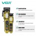 Комплект VGR 2 в 1 V-600&900 GOLD, акумуляторна машинка для стрижки (clipper) і тример, 10 насадок, LED display, 7000 RPM Комплект VGR 2 в 1 V-600&900 GOLD, акумуляторна машинка для стрижки (clipper) і тример, 10 насадок, LED display, 7000 RPM
