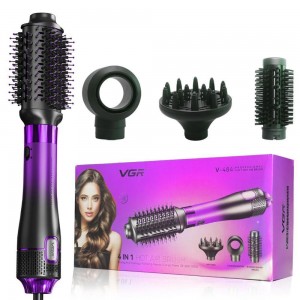 Фен-стайлер VGR 4 в 1 V-484 PURPLE, 4 насадки, 2 режими