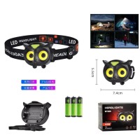 Ліхтар налобний PLD-WT209-2COB COBA, 3xAAA