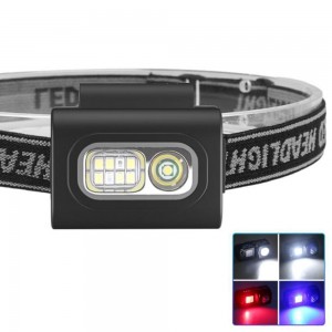 Ліхтар налобний 505-XPE+8SMD(white+red+blue), Li-Ion акумулятор, ЗУ Type-C, кліпса на магніті Ліхтар налобний 505-XPE+8SMD(white+red+blue), Li-Ion акумулятор, ЗУ Type-C, кліпса на магніті