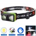 Ліхтар налобний W-18-XPG+6SMD(white+red), Motion Sensor, 1x14500, ЗУ Type-C
