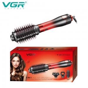 Фен-стайлер VGR 4 в 1 V-484 RED, 4 насадки, 2 режими
