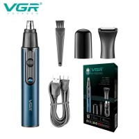 Тример VGR 2 в 1 V-626 BLUE, 2 насадки (для носу та волосся) Тример VGR 2 в 1 V-626 BLUE, 2 насадки (для носу та волосся)