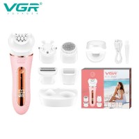 Епілятор VGR 5 в 1 V-751 PINK, 5 насадок, IPX6 Епілятор VGR 5 в 1 V-751 PINK, 5 насадок, IPX6