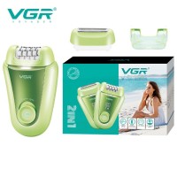 Епілятор VGR 2 в 1 V-758 GREEN, 2 насадки Епілятор VGR 2 в 1 V-758 GREEN, 2 насадки