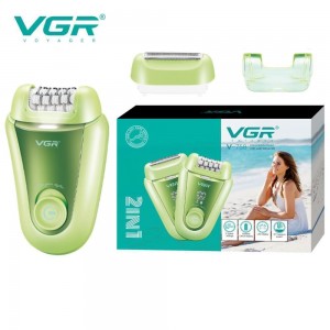 Епілятор VGR 2 в 1 V-758 GREEN, 2 насадки Епілятор VGR 2 в 1 V-758 GREEN, 2 насадки