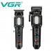 Комплект VGR 2 в 1 V-600&900 BLACK, акумуляторна машинка для стрижки (clipper) і тример, 10 насадок, LED display, 7000 RPM Комплект VGR 2 в 1 V-600&900 BLACK, акумуляторна машинка для стрижки (clipper) і тример, 10 насадок, LED display, 7000 RPM