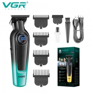 Тример VGR V-996 GREEN, 4 насадки, LED display Тример VGR V-996 GREEN, 4 насадки, LED display