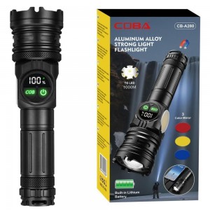 Ліхтар CB-A280-TG+COB(white+red), Li-Ion акумулятор, Power bank, ЗУ Type-C, 3 фільтри, магніт, zoom, Box Ліхтар CB-A280-TG+COB(white+red), Li-Ion акумулятор, Power bank, ЗУ Type-C, 3 фільтри, магніт, zoom, Box