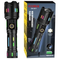 Ліхтар NIGHT VISION FLUORESCENCE G671/G25 WHITE LASER LED PM30-TG, 1х26650/3xAAA, power bank, ЗУ Type-C, zoom, Box