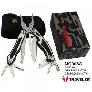 Мультиінструмент (Мультитул) Traveler MQ-003G Deluxe 8 в 1, 16 см