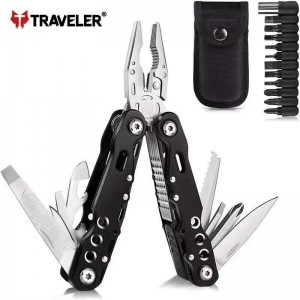 Мультитул Traveler MQ-007D-8G 15 в 1 туристичний, армійський, тактичний, з чохлом 16,2см Мультитул Traveler MQ-007D-8G 15 в 1 туристичний, армійський, тактичний, з чохлом 16,2см