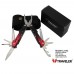 Мультитул Traveler MQ-007-L2-8G  Red/Blue  9 в 1 туристичний, армійський, тактичний, з чохлом 16,2см