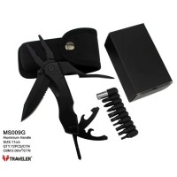 Багатофункціональний ніж (мультитул) Traveler MS-009-G з комплектом біт 11см