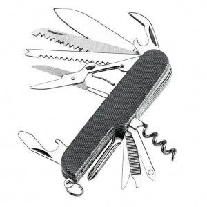 Кишеньковий ніж складаний Traveler 15 в 1 K-5011-ALL Black/Blue/Red