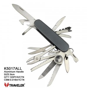 Ніж багатофункціональний Traveler 17 функцій, 9см K-5017ALL Black/Red/Blue/Orange/Green Ніж багатофункціональний Traveler 17 функцій, 9см K-5017ALL Black/Red/Blue/Orange/Green