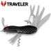 Багатофункціональний ніж Traveler з 11 інструментами K-5011-GSC Black/Blue