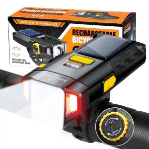 Велоліхтар X17-30W+2LED(red), сонячна батарея, IP65, Li-Ion акумулятор, ЗУ Type-C Велоліхтар X17-30W+2LED(red), сонячна батарея, IP65, Li-Ion акумулятор, ЗУ Type-C