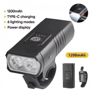 Велоліхтар F0-60-2T6, waterproof, Li-Ion акумулятор, ЗП Type-C Велоліхтар F0-60-2T6, waterproof, Li-Ion акумулятор, ЗП Type-C