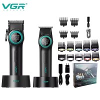 Комплект VGR 2 в 1 V-001&V-977 BLACK, акумуляторна машинка для стрижки (clipper) і тример Комплект VGR 2 в 1 V-001&V-977 BLACK, акумуляторна машинка для стрижки (clipper) і тример