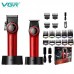 Комплект VGR 2 в 1 V-001&V-977 RED, акумуляторна машинка для стрижки (clipper) і тример
