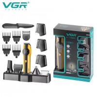 Набір для стриження VGR 13 в 1 V-173 YELLOW, 13 насадок, LED display Набір для стриження VGR 13 в 1 V-173 YELLOW, 13 насадок, LED display