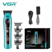 Тример VGR V-299 BLUE, 4 насадки, 9000RPM, 2000 mAh, 5 рівнів швидкості, LED display Тример VGR V-299 BLUE, 4 насадки, 9000RPM, 2000 mAh, 5 рівнів швидкості, LED display