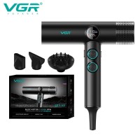 Фен професійний VGR V-401 BLACK, 40 рівнів обдування 70000 - 110000 RPM, 40 рівнів температури 60°C - 100°C, 3 насадки Фен професійний VGR V-401 BLACK, 40 рівнів обдування 70000 - 110000 RPM, 40 рівнів температури 60°C - 100°C, 3 насадки