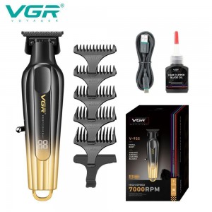 Тример VGR V-935 GOLD, 5 насадок, 7000 RPM, LED display Тример VGR V-935 GOLD, 5 насадок, 7000 RPM, LED display