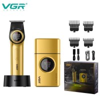 Комплект VGR 2 в 1 V-977&V-377 GOLD, тример та шейвер Комплект VGR 2 в 1 V-977&V-377 GOLD, тример та шейвер