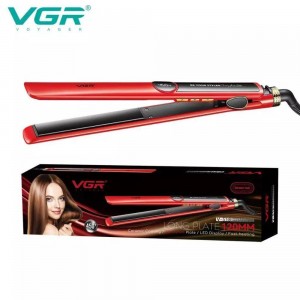 Плойка VGR V-518 RED, температура від 100 ° C до 230 ° C, керамічне покриття, LED display, 40 Вт Плойка VGR V-518 RED, температура від 100 ° C до 230 ° C, керамічне покриття, LED display, 40 Вт