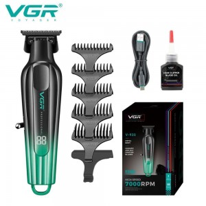 Тример VGR V-935 GREEN, 5 насадок, 7000 RPM, LED display Тример VGR V-935 GREEN, 5 насадок, 7000 RPM, LED display