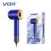 Фен професійний VGR V-445 BLUE, 3 рівні обдування, 4 рівні температури, 1600 Вт, 110000 RPM