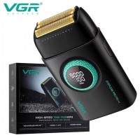 Електробритва VGR V-378 BLACK шейвер, подвійне лезо + тример, регулювання потужності 7000-9000 RPM, LED display Електробритва VGR V-378 BLACK шейвер, подвійне лезо + тример, регулювання потужності 7000-9000 RPM, LED display